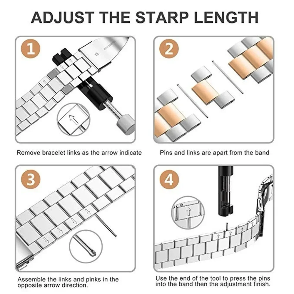 Enhanced Metal Strap for Garmin Watches - Premium Quickfit Watchband