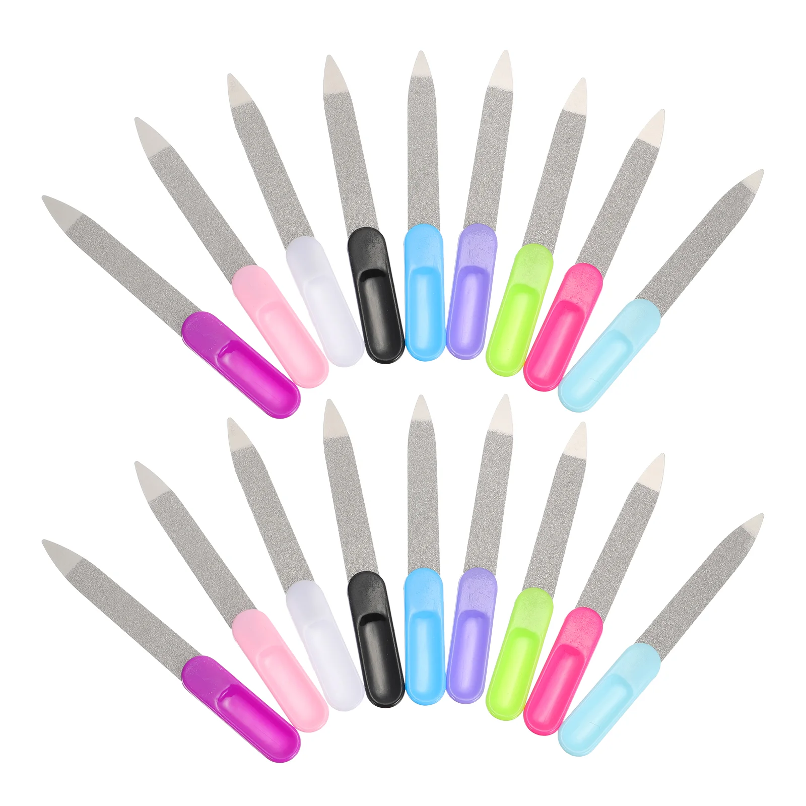 

27 Pcs Nail File Salon Toenails Pedicure Files Care Set Tool Buffer Manicure Stainless Steel