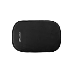 Deluxe Car Armrest Cushion - Soft, Protective Center Console Pad and Interior Accessory (Black ST)
