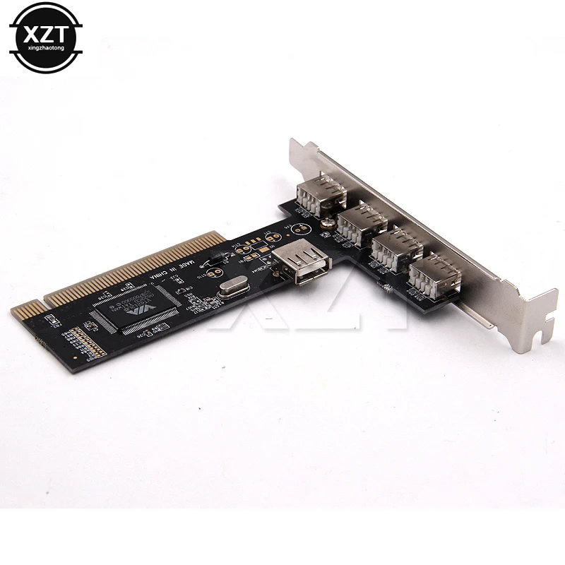Desktop, PCI Card Adapter, 4 Port, 480Mbps,
