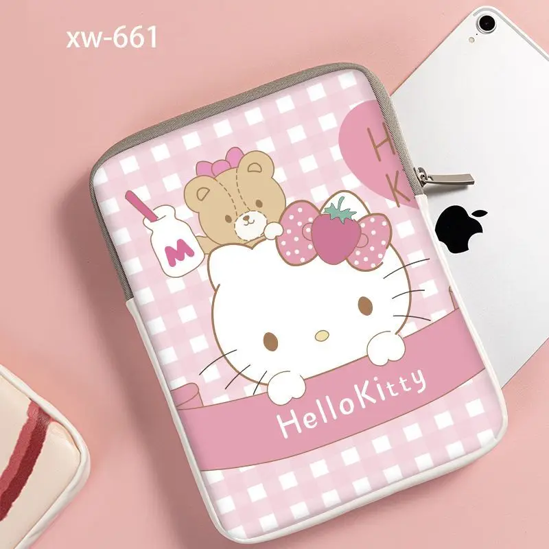 【JOSEPH&STACEY×Sanrio】Tablet Pouch 11inch Hello Kitty Sanrio Hello Kitty Tablet Sleeve Bag for iPad Pro 11 7.9 Air