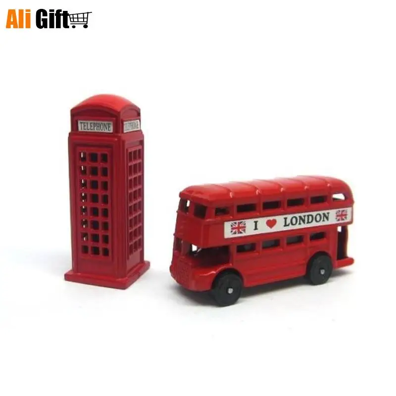 London Double Decker Bus and Phone Refrigerator Magnet UK Souvenir magnetic fridge magnets magnetic fridge stickers