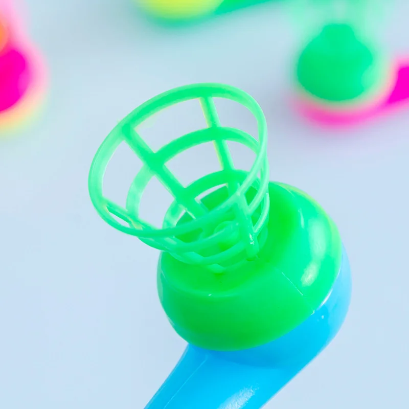 Blowpipe Blowing Game 10PCS Children's Outdoor Toy Hanging Blowpipe Blowing Game Sense Balance Training Floating Blowball Magic Parent-child Game Gift
