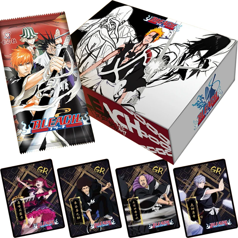 

Original Japanese Bleach Series Card Box Anime Characters Rare Quicksand Cards Collection TCG Game Board Toys For Children Gift