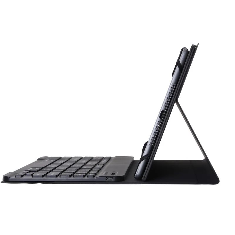Clavier Sans Fil + Housse Pour DOOGEE Tab G6+ 11 Pouces - AZERTY, PU Noir