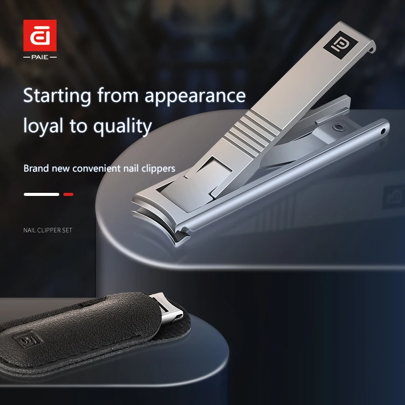 Ultra-Thin Nail Clippers Collapsible Portable Travel Fingernail Scissors Stainless Steel Toenail Trimmers Manicure Care Tools