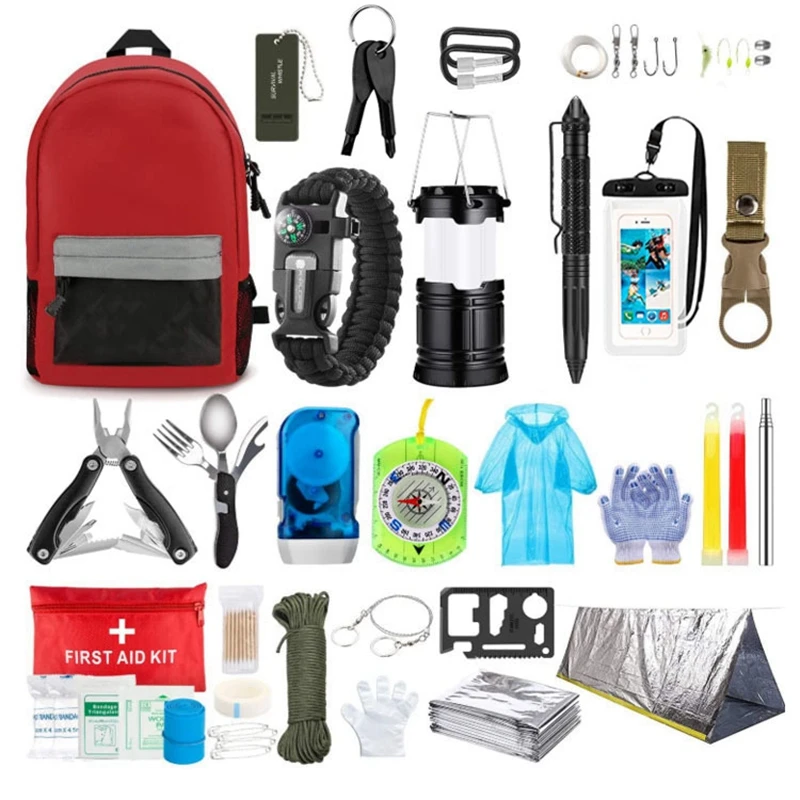 Kit de supervivencia al aire libre, mochila táctica de prevención de  accidentes, 72 horas, 36 horas de prevención - AliExpress