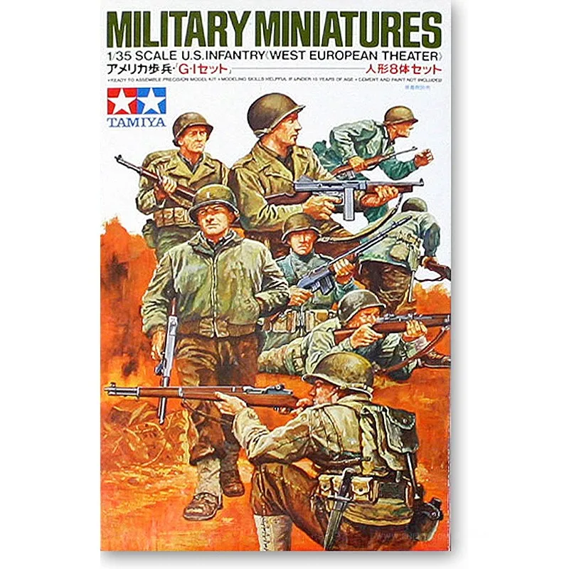 

Tamiya 1:35 US Infantry Plastic Model Kit 35048
