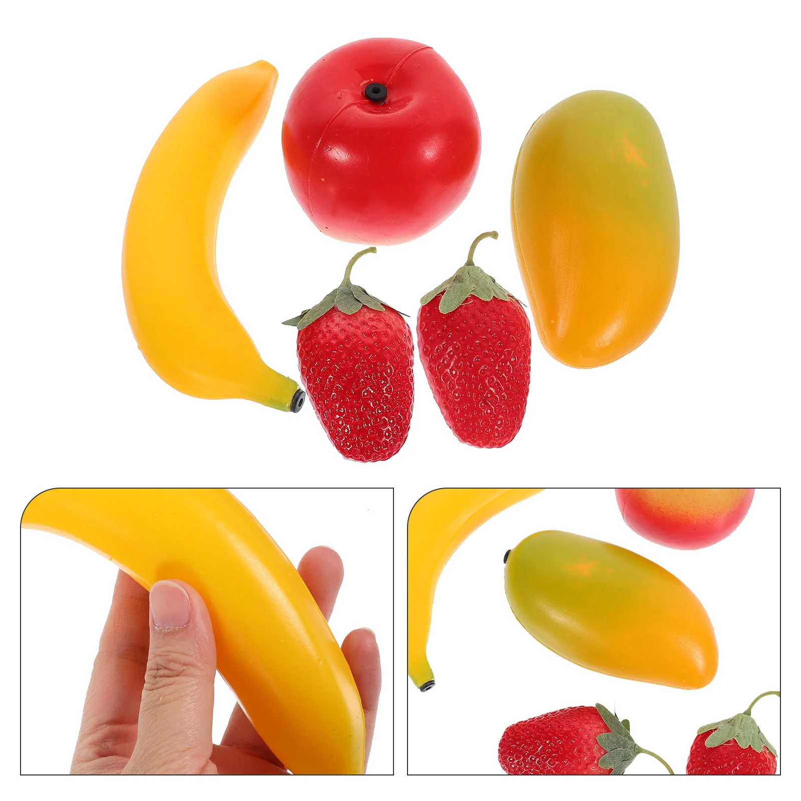 5pcs Fruit Sandbox Toys Baby Maracas Kids Playthings Musical Instruments Children Toy Percussion Instrument Sand Egg Shaker tool