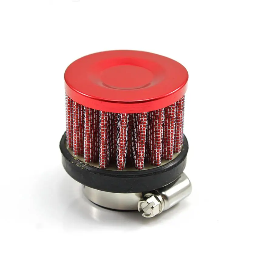 Universal Car Air Filter 25mm for Motorcycle Cold Air Intake High Flow Crankcase Vent Cover Mini Breather Filters car air intake system motorcycle air filter hose