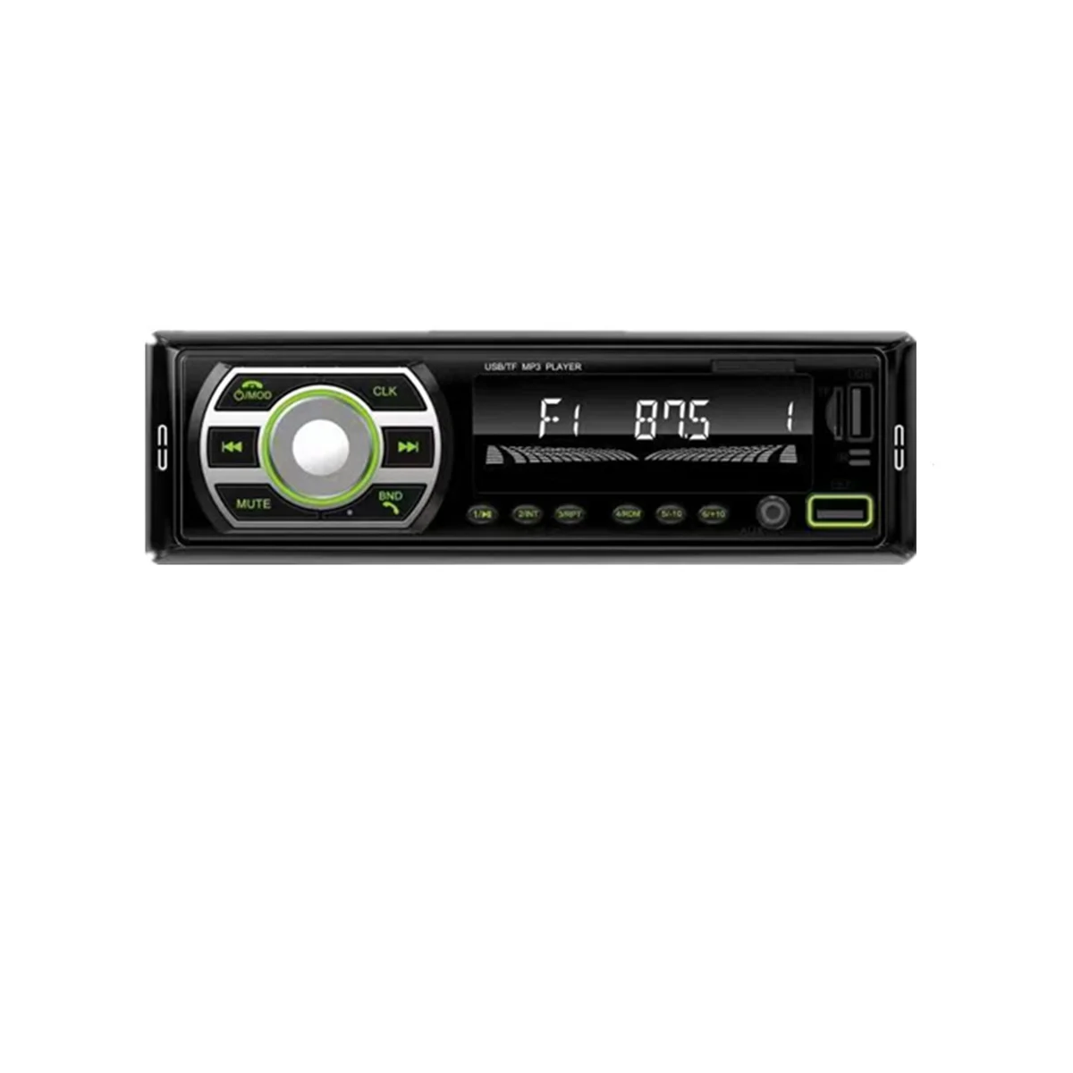 

New 7 Colorful Lights FM Radio Car Bluetooth 12V MP3 Player Card U Disk Multimedia