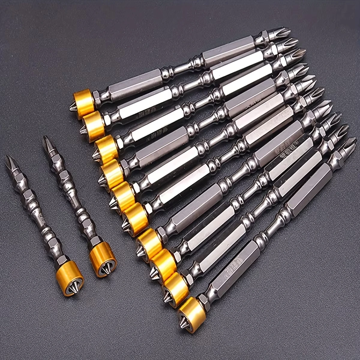 Magnetic Screwdriver Bits 5/10 Pcs PH2 Phillips 1/4 Inch Hexagonal Shank Magnetic Ring Electric Screwdriver