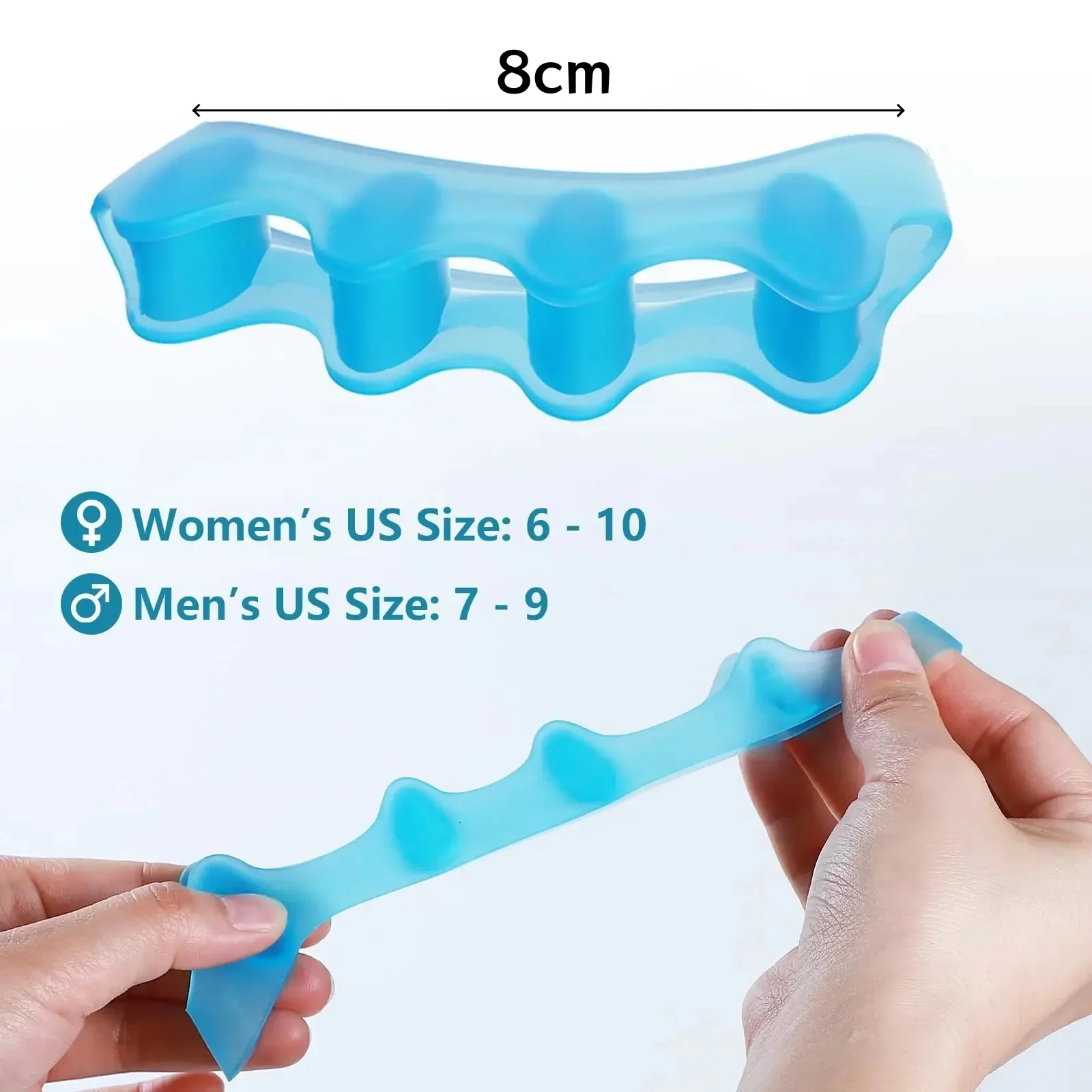 Séparateur d'orteils en silicone contre les oignons et douleurs_voghion.com