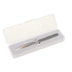 Deluxe Boxwood Tweezers with Storage Box for Precision Craftsmanship (As Picture Shown)