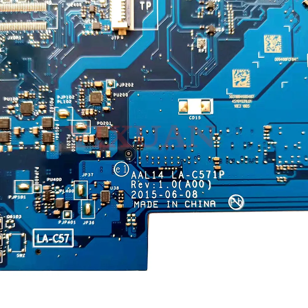 Placa-mãe Original Cn0f77j1 F77j1 0f77j1 para Dell Inspiron 5452 5552 La-c571p com N3700 Cpu Ddr3 Testado ok - Imagem 2