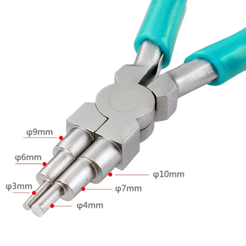 

Nylon Flat Nose Pliers Mini Jewelry Pliers Accessories DIY Six-section Pliers