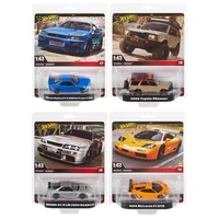 Hot Wheels Premium Nissan Skyline GT-R 2000 Toyota 4Runner Nismo 1995 McLaren F1 GTR 1:43 Vehicle Diecast Model Car Toy HMD41 1