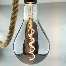 

LED A110 Smoke Grey Filament Bulb 4W E27 220V Retro Retro Decorative Lighting Dimmable Edison Lamp