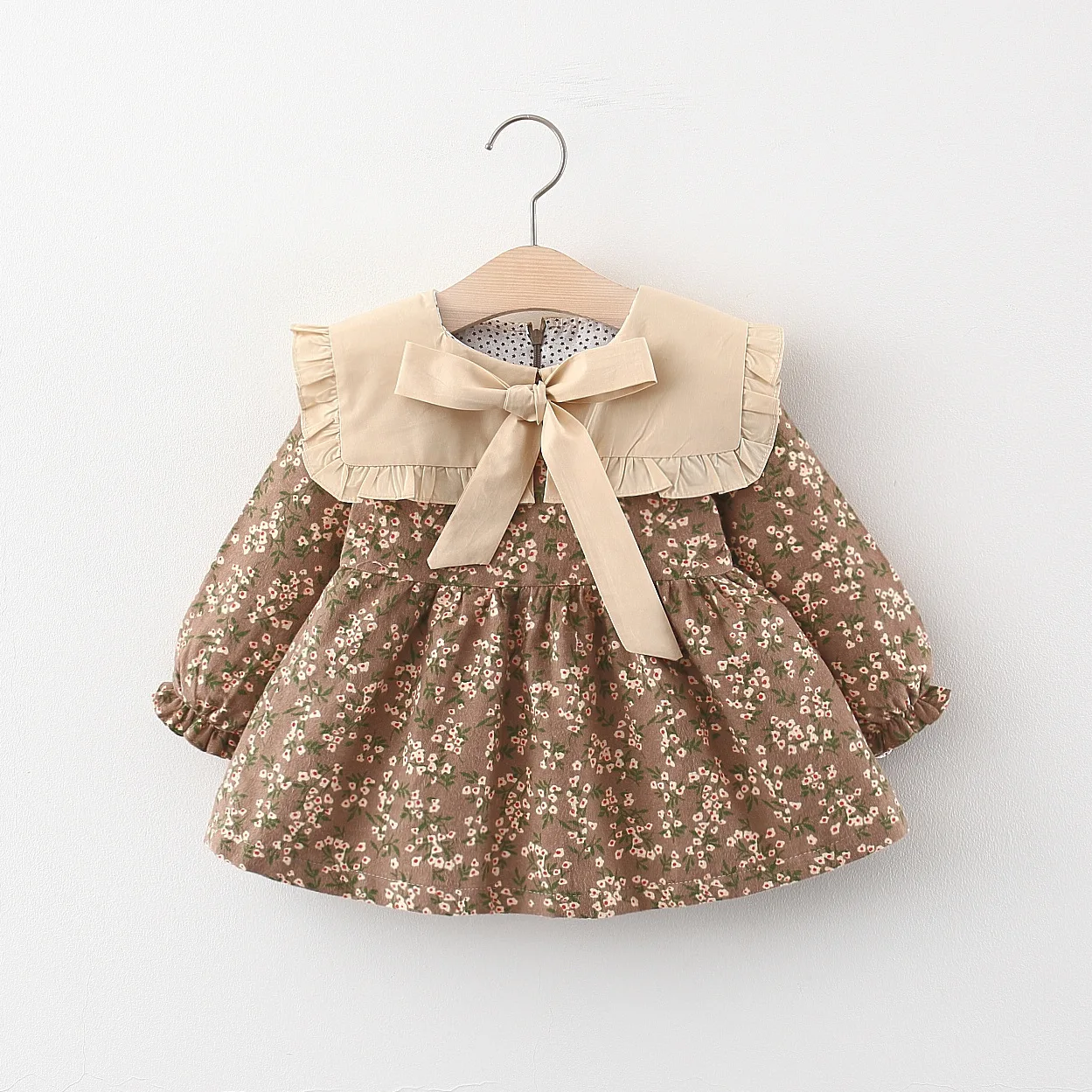 Girls Spring and Autumn Season Long sleeved Dress - Uniqwear