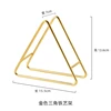 Gold Triangle Heat Resistant Storage Rack Dishwasher Safe Bamboo Mat Organizer Base Layer Shelf Space Saving Kitchen Tool 2