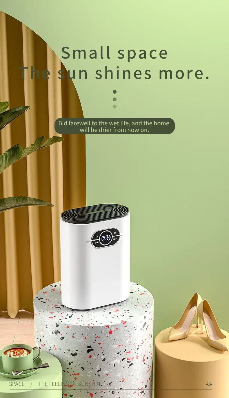 Description Picture 3 of itemDehumidifier household dehumidifier small bathroom dehumidifier drying bedroom mini dehumidifier indoor moisture-proof