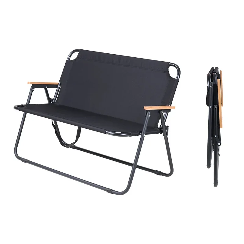 Leisure Backrest Picnic Lounge Camping Folding Fishing,convenient Beach Chair Outdoor Double Chair
