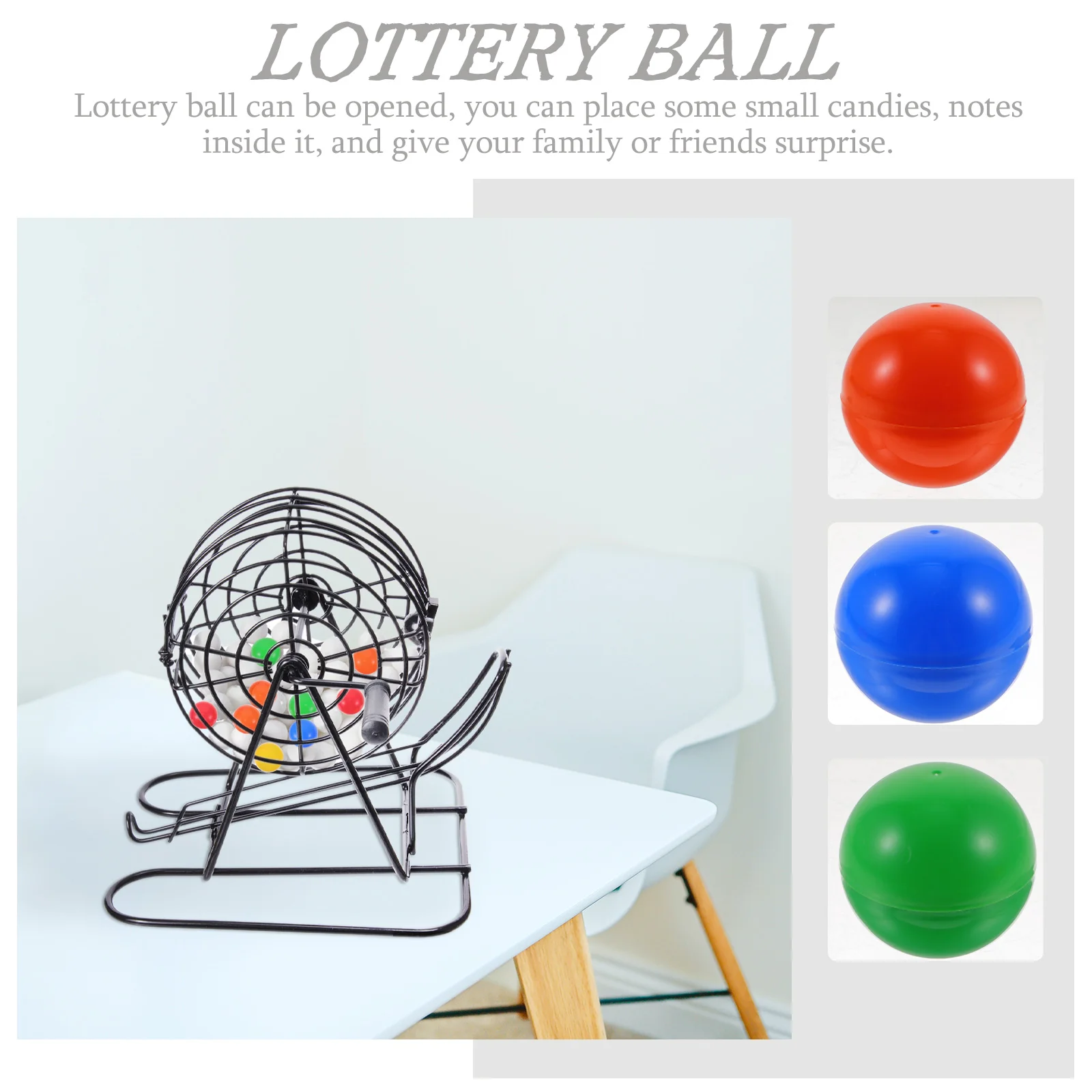 25 Pcs Lottery Ball Toys Plastic Balls Game Prize Raffle Calling Sphere Party Activity Props Pvc Drawing Bride Openable