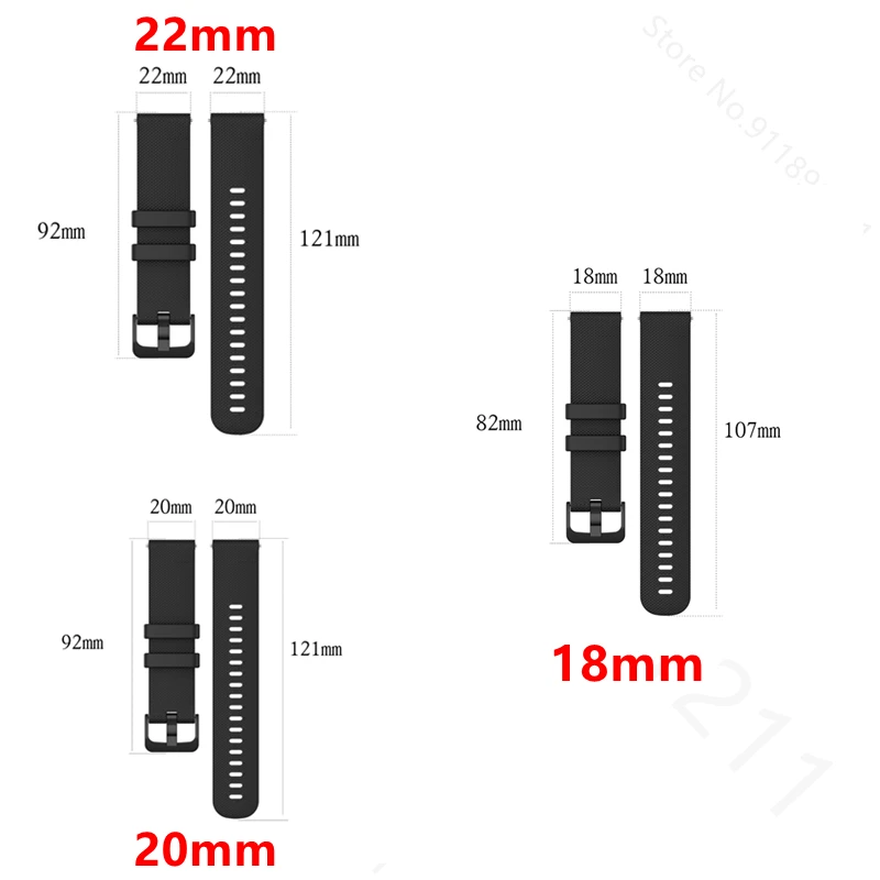 Cinturino Smart Watch per Garmin Venu SQ 2s 3s 2 Plus/Forerunner 255s 265s 255 55 245 645 Vivoactive 3 4 4s 5 cinturino in Silicone - immagine 6
