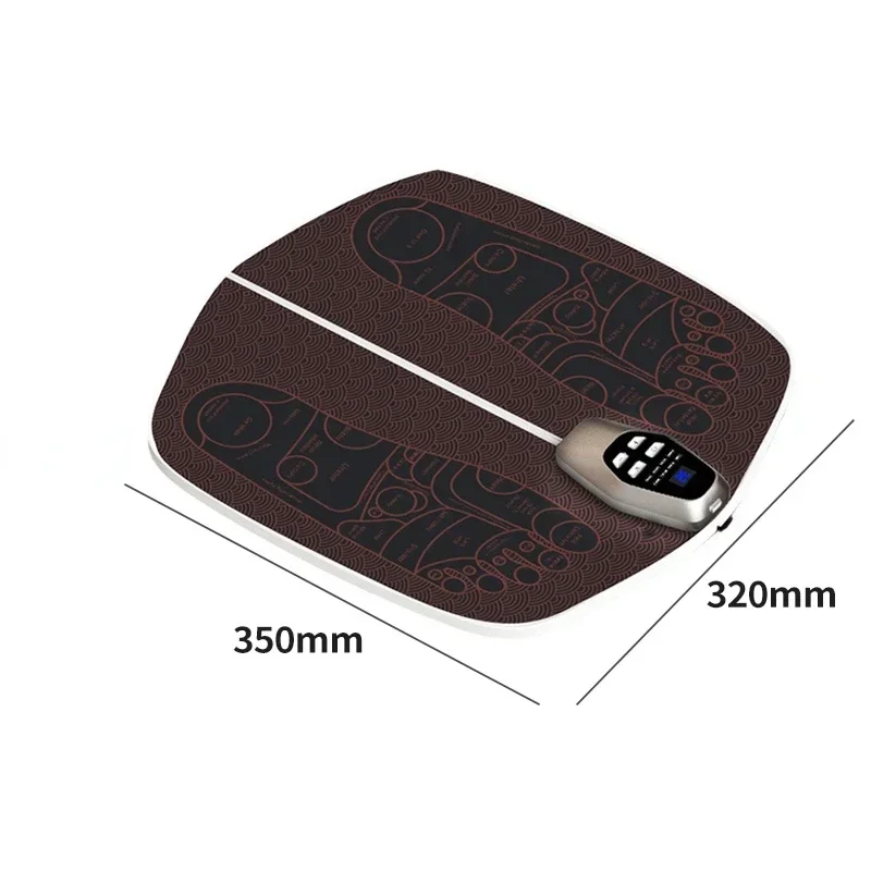 Portable Foot Massager USB Rechargeable Micro-current Pulse Acupuncture Point Feet Massage Pad Relief Pain Stimulate Muscle