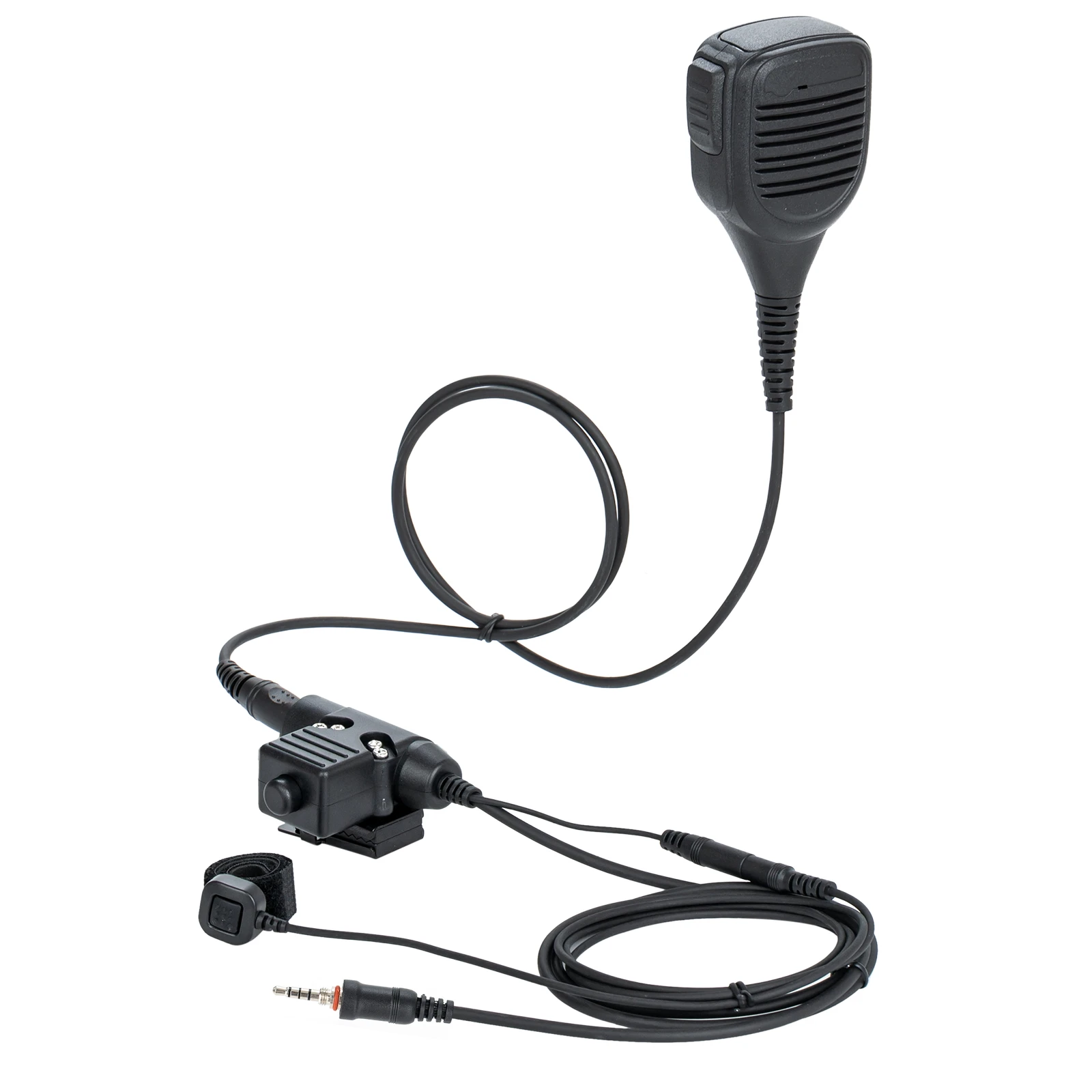 Walkie talkie two way radio Speaker Mic Microphone with Finger Microphone and U94 PTT Adapter For Yaesu Vertex VX-6R VX-7R