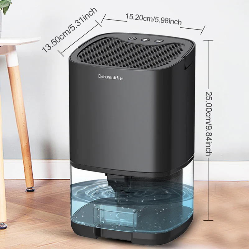 Portable Air Dehumidifier for Home Office Moisture Control