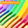 12/24/36/48Colors Plastic Plastic Crayon 12/24/36/48Colors Not Dirty Hands Colored Crayon Washable Erasable Wax Pencil Students 2