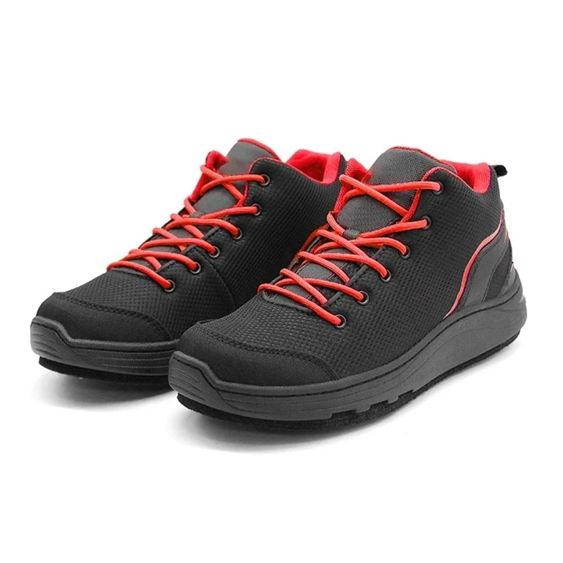Fly Fishing Shoes Fly Fishing Waders Fishing Boots Lightweight Fishing Waders Boots Wear-resistant Felt-soled Steel Nail Outdoor Reef Non-slip Rock Shoes