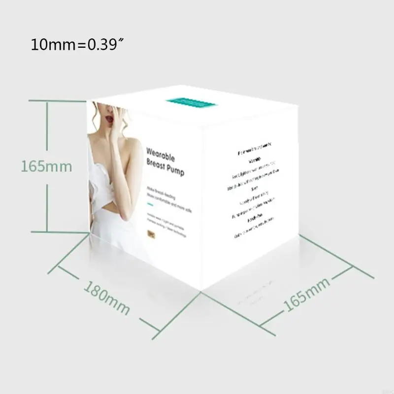 M89C Electric Breast Double Silent Wearable Automatic Milker USB Rechargable Hands-Free Portable Baby Milk Extractor