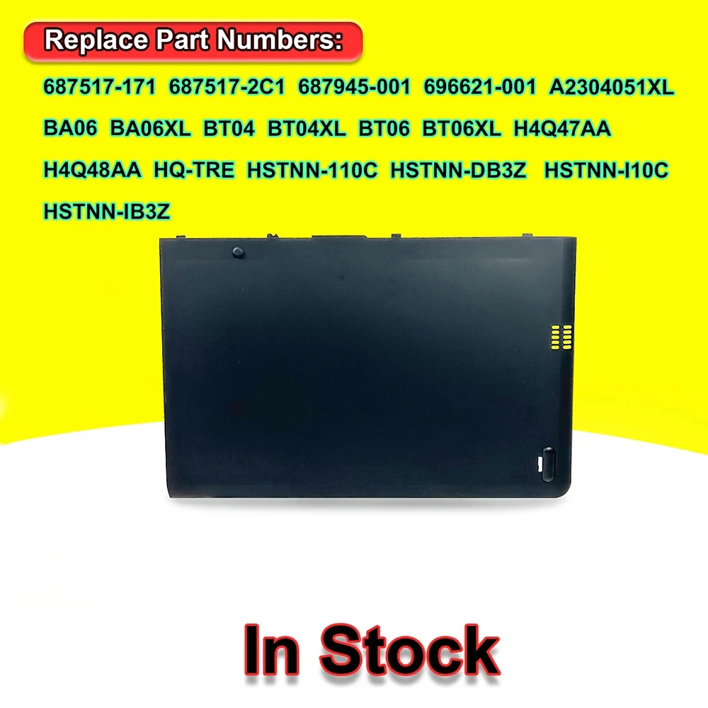 Bateria do Portátil para hp Elitebook Folio 9470 9480m Series Hstnn-ib3z Hstnn-db3z Ba06 6875171c1 Novo Bt04xl - Imagem 4