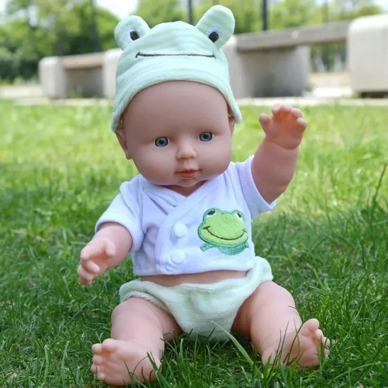 30cm Doll clothes coat Change a suit Reborn baby cartoon crystal super soft cloth doll set sweater doll accessories