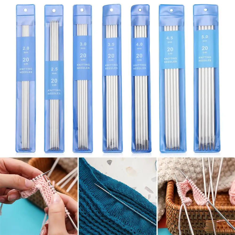 2Pcs/Set Knitting Needles Stainless Steel Circular Crochet Hooks Weaving Tools – Buy The Best Products In The Online Store - Foto 5