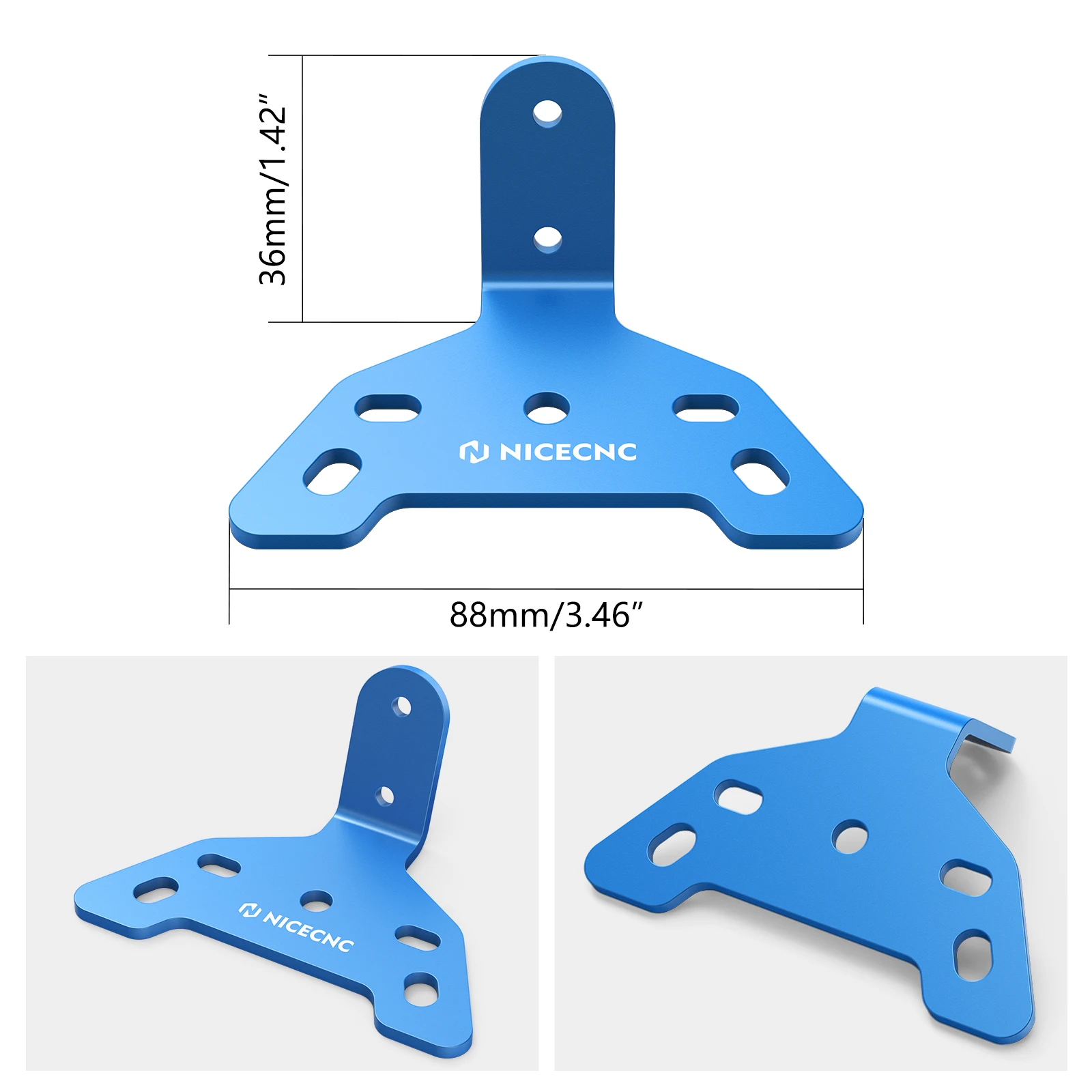 NICECNC Für Surron Light Bee X S L1E Für Segway X160 X260 Motocross Hinten Schock Kotflügel Schlamm Schutz Rücklicht Montage Halterung – Detail 2