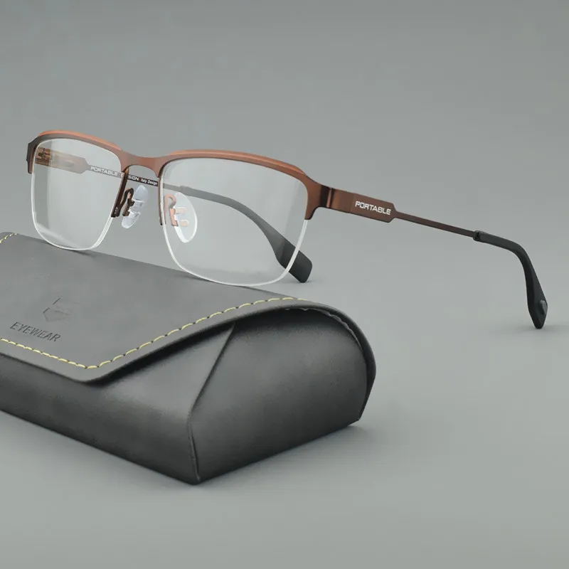 Tag Hezekiah Titan Hal brand Brillen Mode coole Myopie optische Brille Rahmen Männer Brillen hohe Qualität 9801 – Detail 11