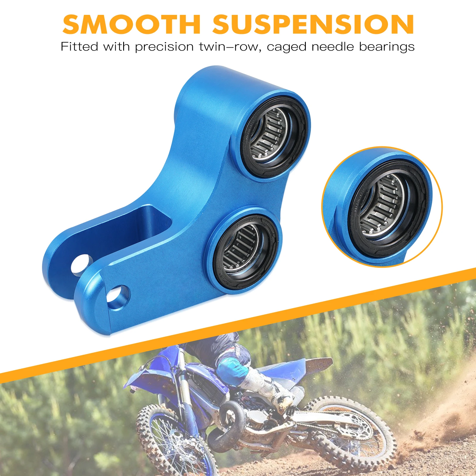 Für Yamaha YZ125 YZ250 2006-2024 YZ125X 2020-2023 YZ250X 2016-2023 WR250F WR450F WRF 2006 CNC Motorrad 1,5 "Tieferlegung Link Kit – Detail 5