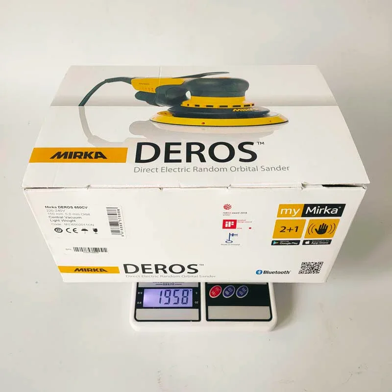 Mirka 6 inch 350W Electric Sander Orbital 150mm Sandpaper Wood Grinder Polishing Machine Sander Power Tools Car Paint