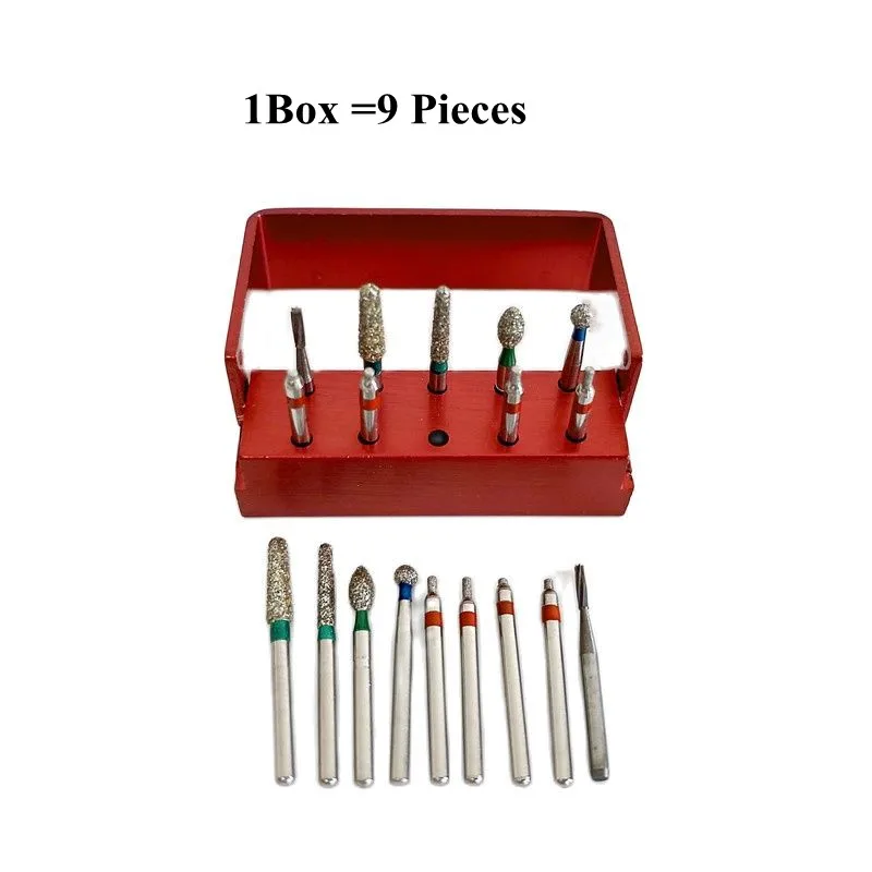 

2Box Dental Reverse Direction Burs Fissure Drill Preparation Diamond Bur Tungsten Reserve Veneer Preparation