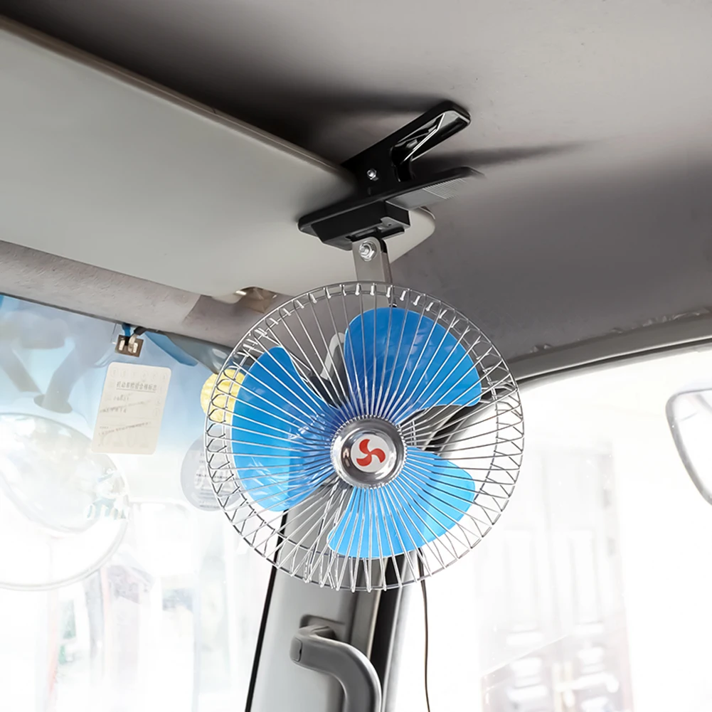 Portable 12V 24V Car Cooling Fan Strong Air Cooler