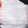 StoBag 50pcs Frosted Clothes Packaging Zipper Bags Transparent Plastic Warning Words Sealed Storage Reusable Ziplock Wholesale 4