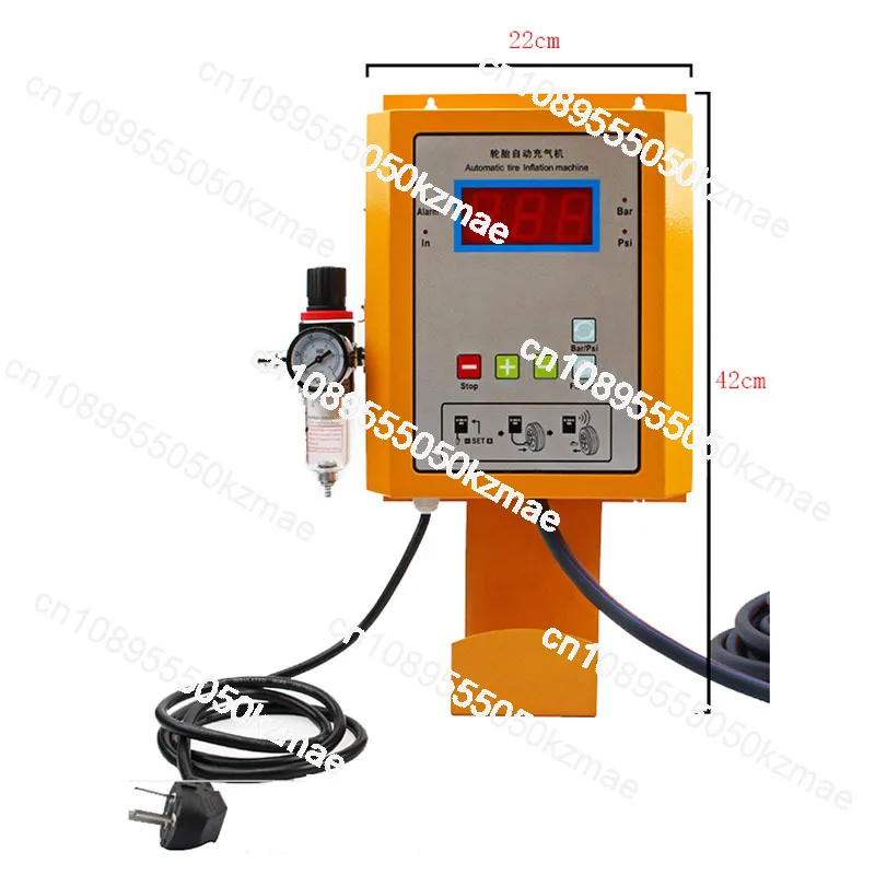 Commercial Tire Inflator Fully Automatic Wall Mounted Air Pump With commercial-tire-inflator-fully-automatic-wall-mounted-air-pump-with