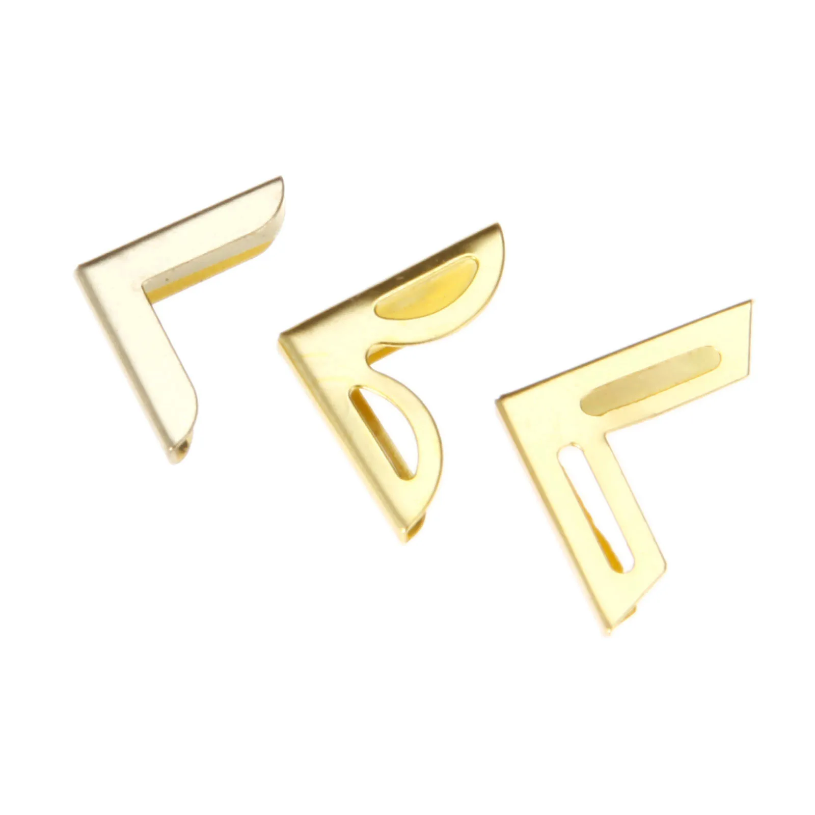 100Pcs Antique Box Corner Protector Zinc Alloy Gold Edge Safety Guard for Book Notebook Album Menu Decorative Cover 15/17/18mm