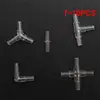 1~10PCS 4mm Aquarium Fish Tank Air Pump Connector Tee/Cross/Elbow/Y Shaped Connector Control Valve  Air Pipe Tube Accessories 1