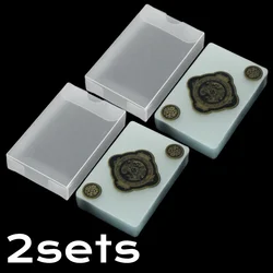 Waterproof Transparent PVC Playing Cards - Durable and Creative 2-Set (2 sets)