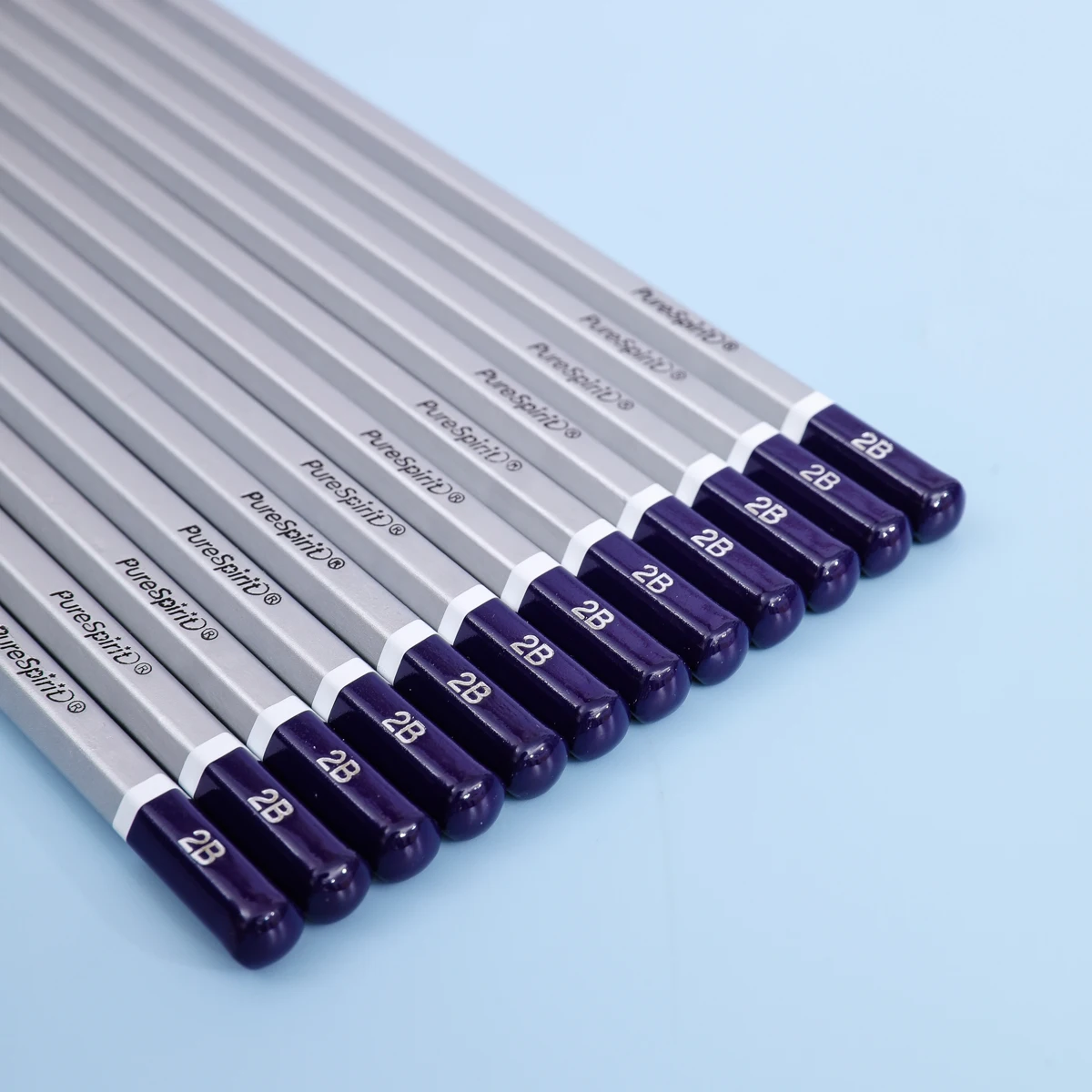 2B Drawing Pencils Sketch Pencil 12pcs Graphite Professional Black Lead Pencils for Sketching Writing 4