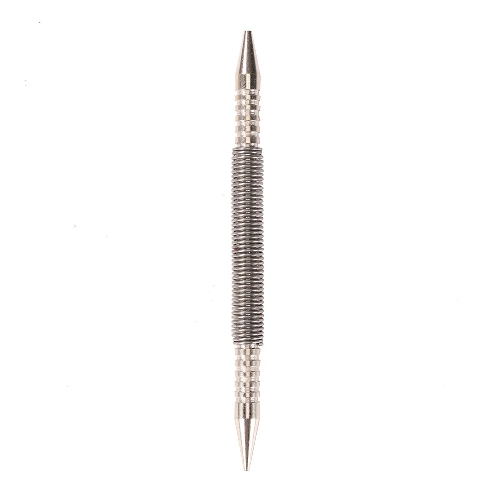Description Picture 5 of itemSpring Tool Hammerless Nail Set Center Holes Punch Spring Loaded Marking Metal Woodwork Drill Bit Door Pin Removal Tool